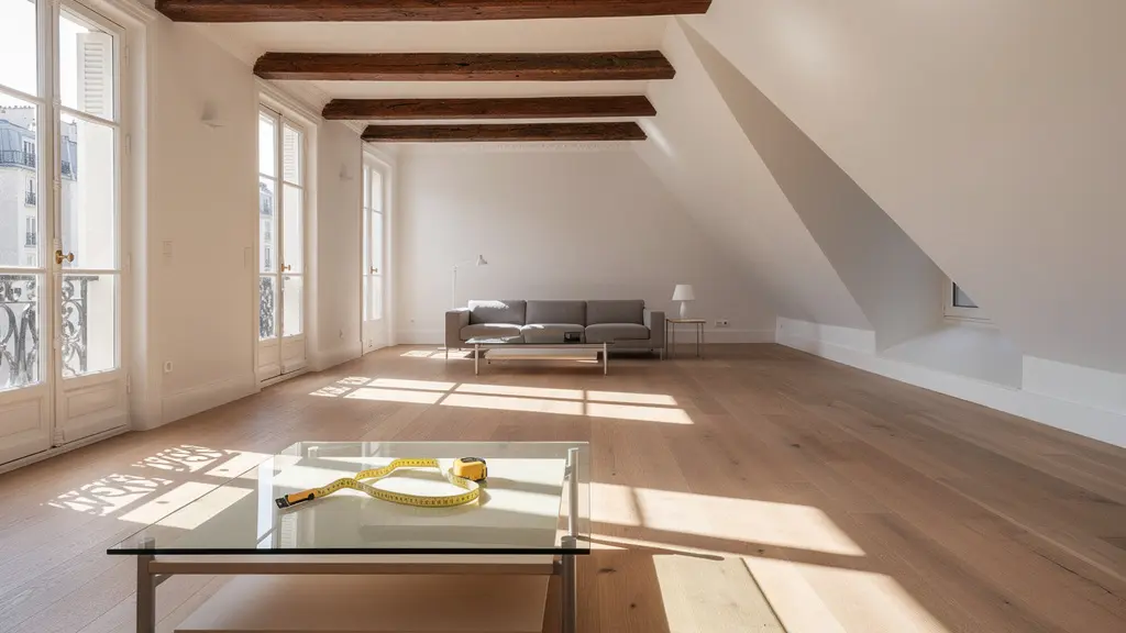 Mesure d'un appartement avec erreur de surface selon la loi Carrez