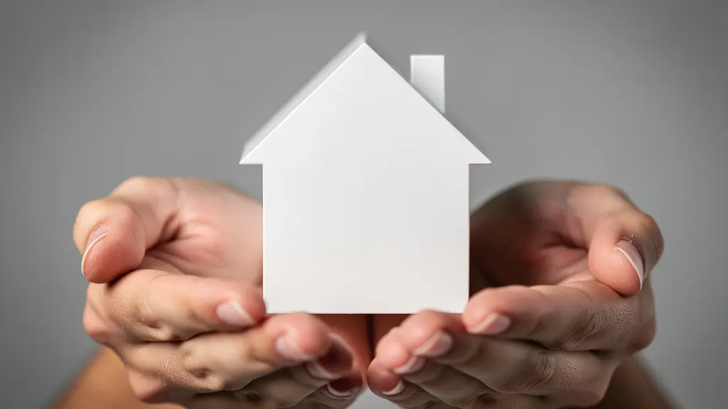 Mains protégeant une maison miniature symbolisant la protection des garanties