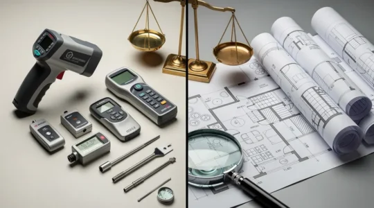 Expertise immobilière avec documents juridiques et diagnostic énergétique