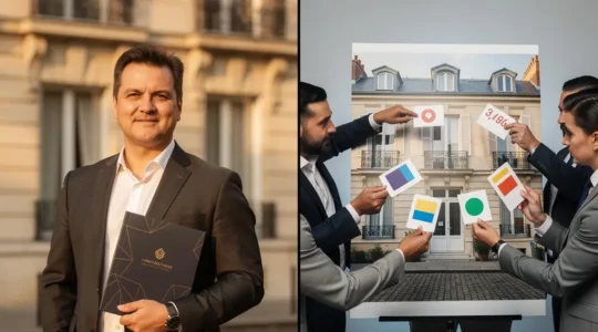 Comparaison visuelle entre mandat exclusif et mandat simple dans l'immobilier