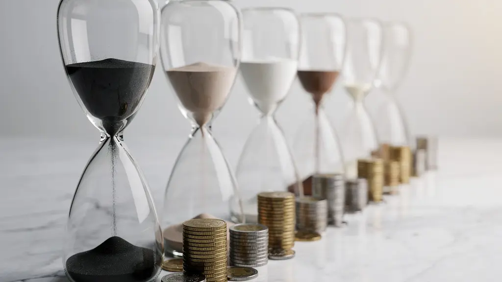 Schéma chronologique montrant le report du déficit foncier sur 10 années avec des barres de progression colorées